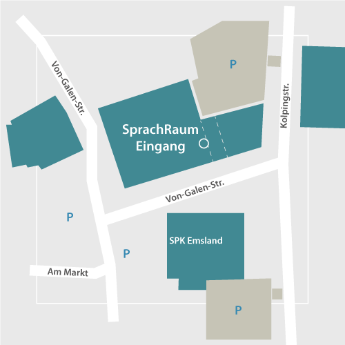 Wegeplan zu SprachRaum